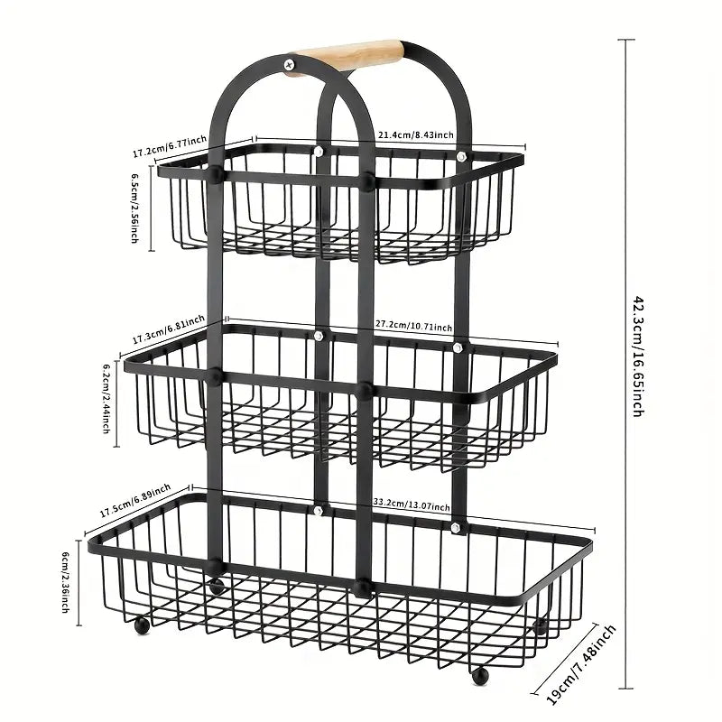 PANIER A FRUIT 3 NIVEAU