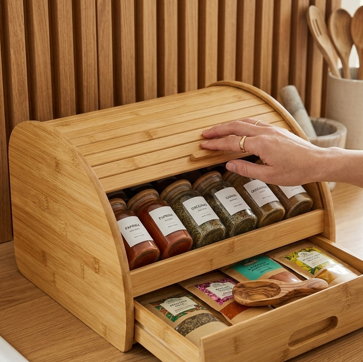 Rangement En Bambou I Organisation Multifonction