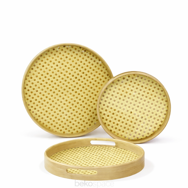 ENSEMBLE DE 3 PLATEAUX