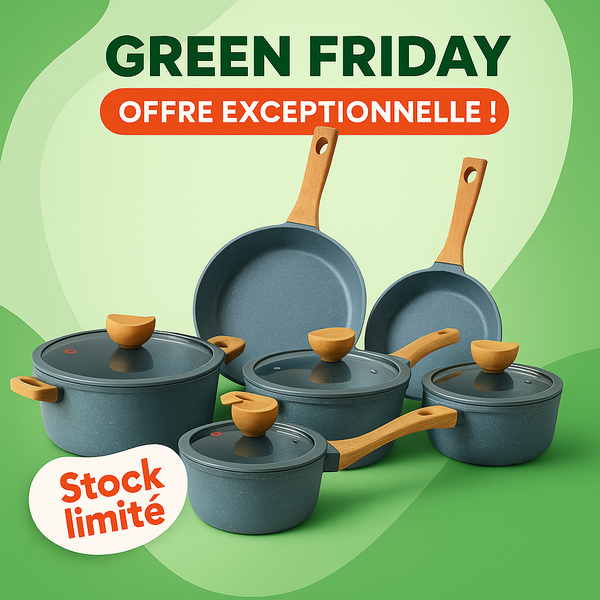 BATTERIE DE CUISINE MINIMALISTE EN GRANITE