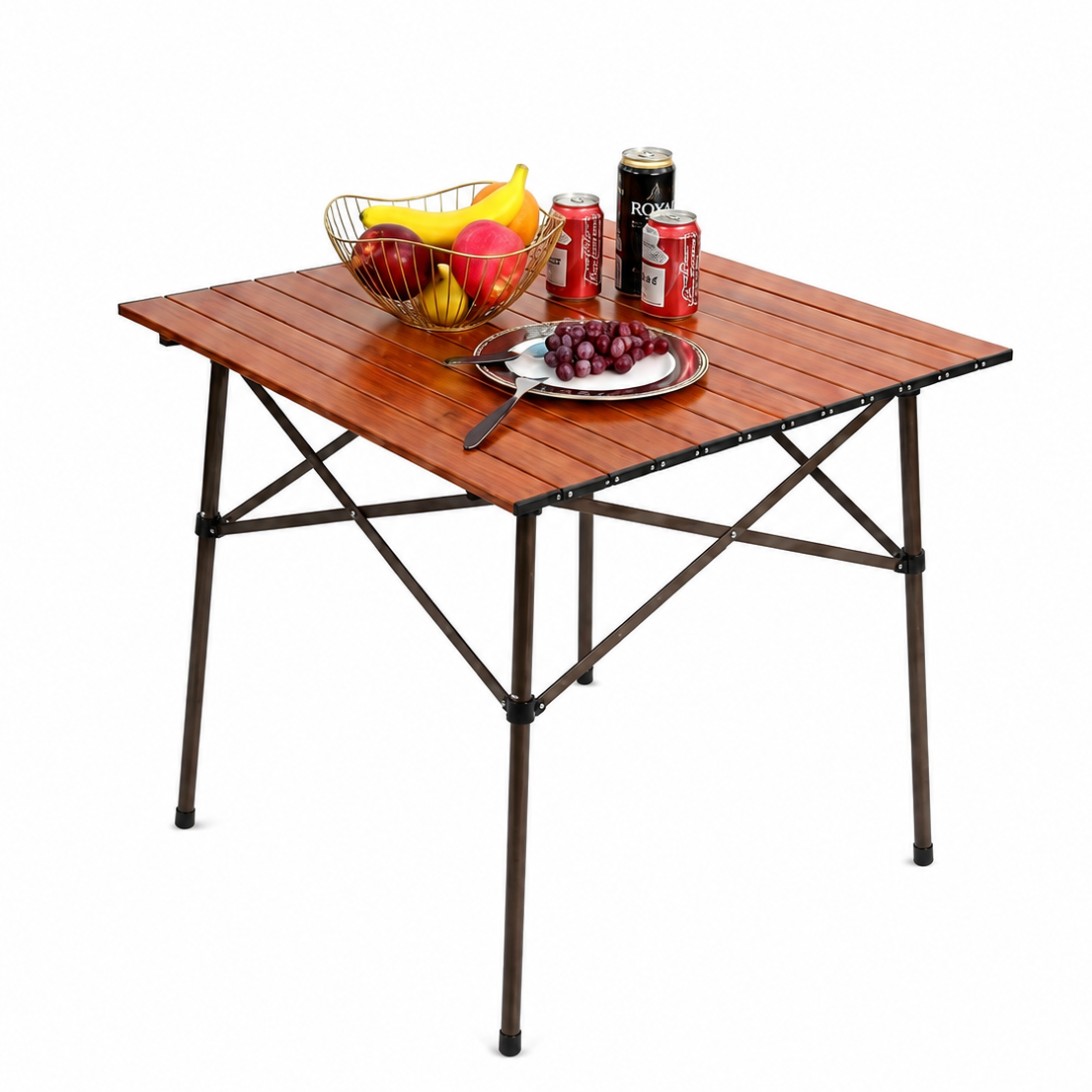 Table de Camping Pliante en Bois I Solide Et Facile à Transporter