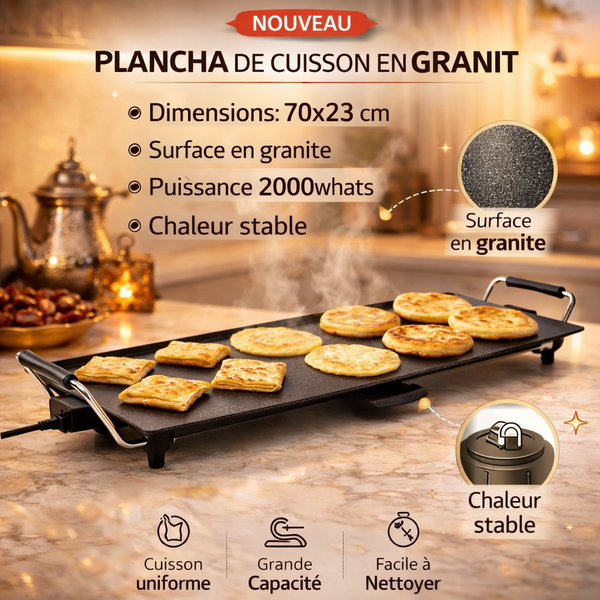 PLANCHA DE CUISSON EN GRANIT