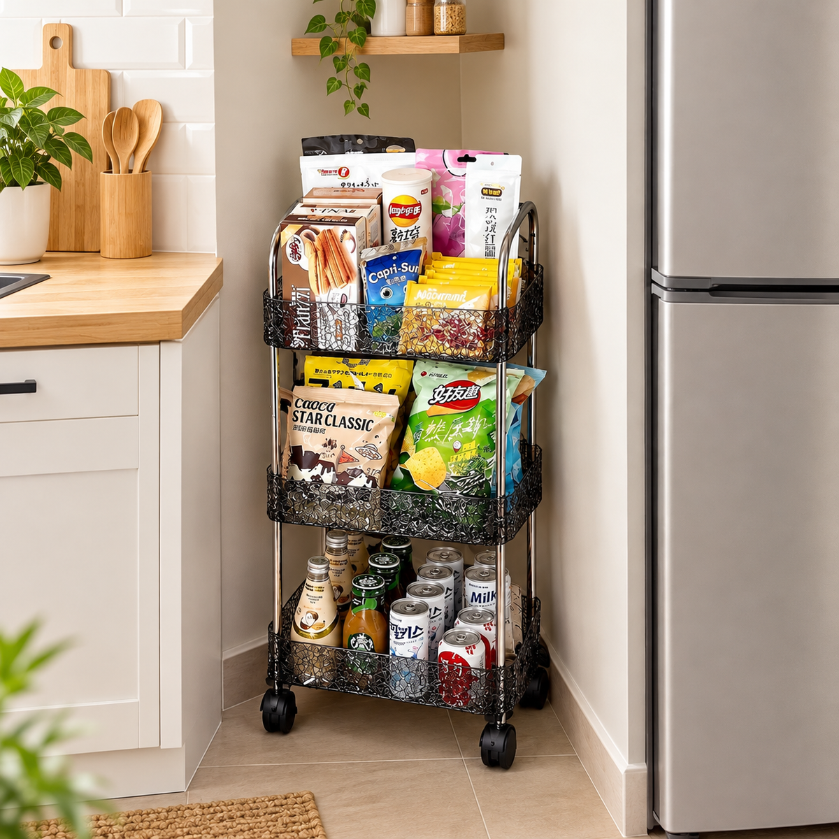 Chariot De Rangement I Structure Stable Et Robuste