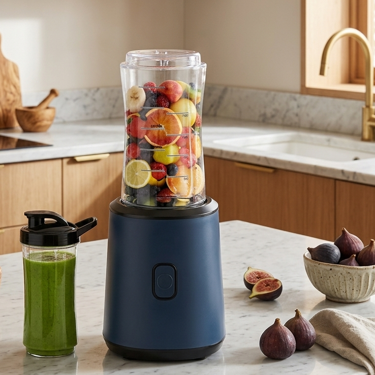 Mixeur Électrique 2 en 1 I 600ML avec Gobelet Portable