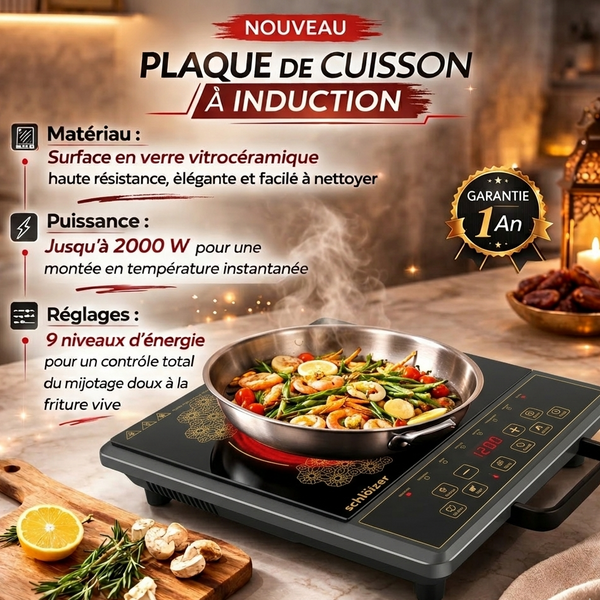 PLAQUE DE CUISSON À INDUCTION