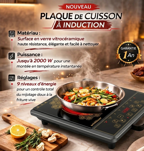 PLAQUE DE CUISSON À INDUCTION