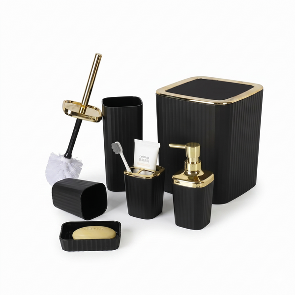 Ensemble De Salle De Bain 6 Pièces En Plastique