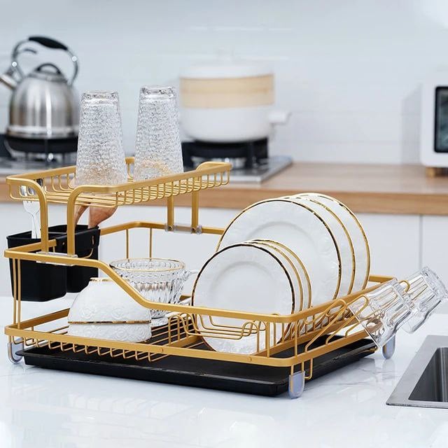 EGOUTTOIR EN ALUMINIUM GOLD