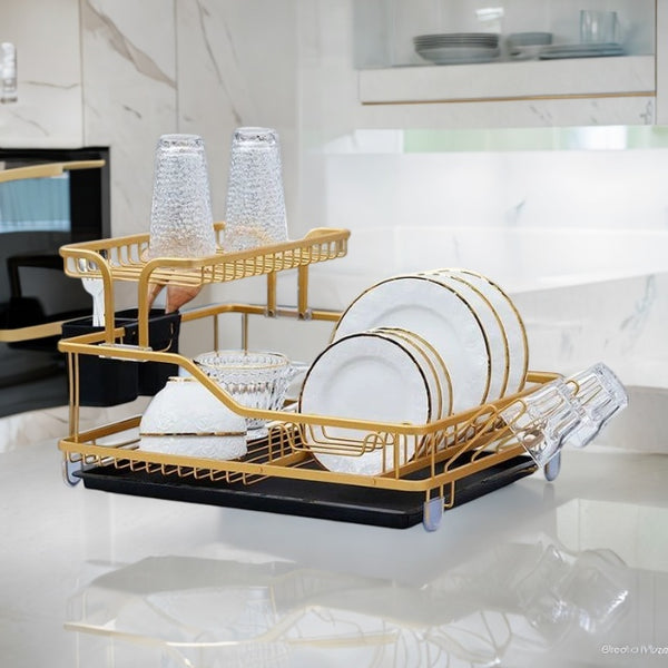 EGOUTTOIR EN ALUMINIUM GOLD