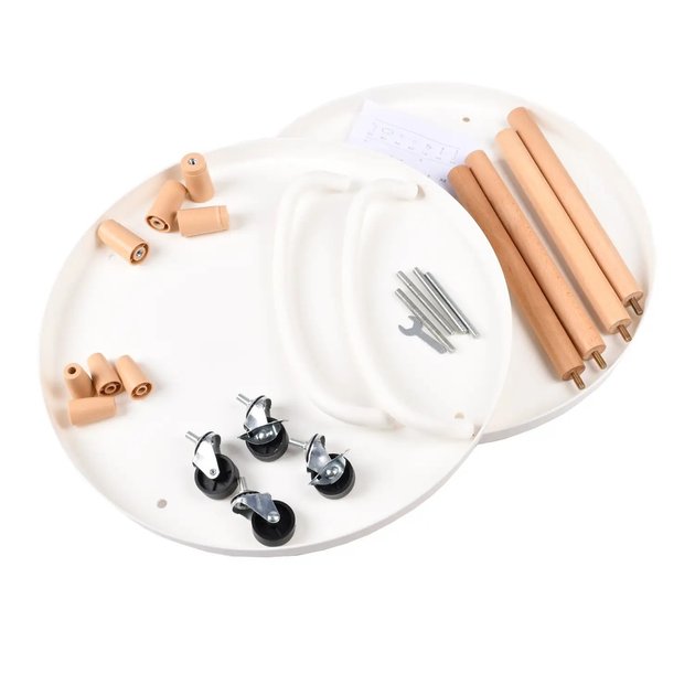 table d'appoint multifonctionnelle Blanche