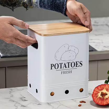 Lot de 3 Boîtes De Rangement I Légumes - Ail - Onion