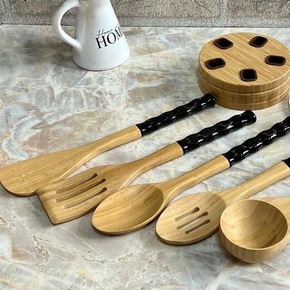 LOUCHES EN BAMBOU NOIR