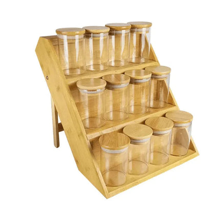 SET DE 12 PIÈCES À ÉPICES EN VERRE