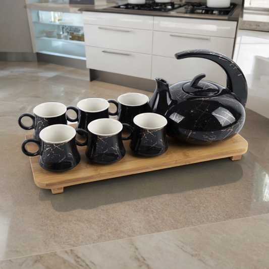ENSEMBLE DE THEIER 6 TASSES EN CERAMIQUE