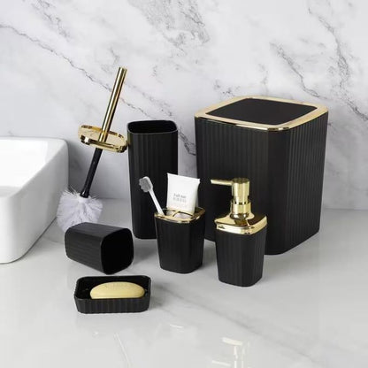 Ensemble De Salle De Bain 6 Pièces En Plastique