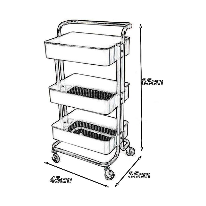 Chariot De Rangement I Structure Stable Et Robuste