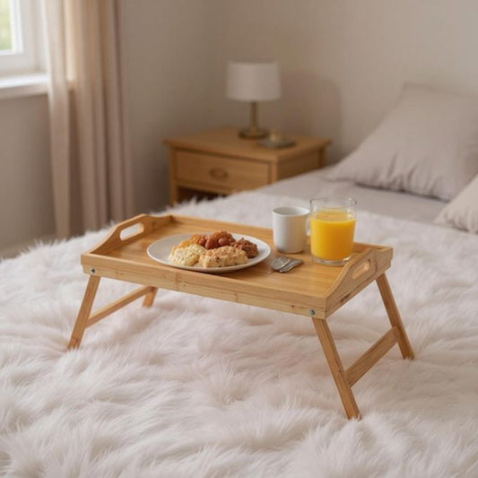 TABLE DE LIT EN BAMBOU