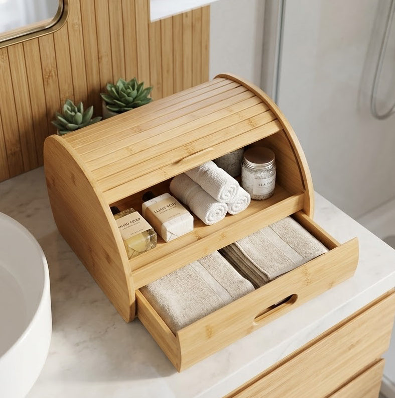 Rangement En Bambou I Organisation Multifonction
