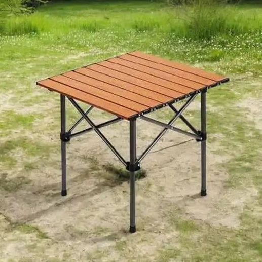 Table de Camping Pliante en Bois I Solide Et Facile à Transporter