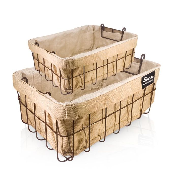 Pack de 4 Panier de Rangement | Pratique, Durable