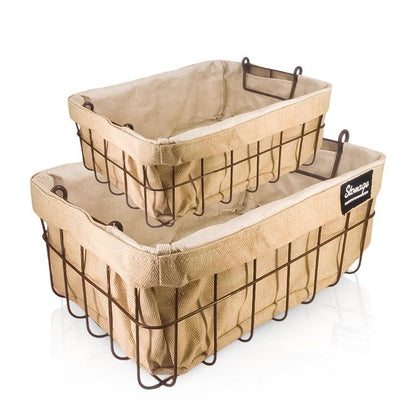 Pack de 4 Panier de Rangement | Pratique, Durable