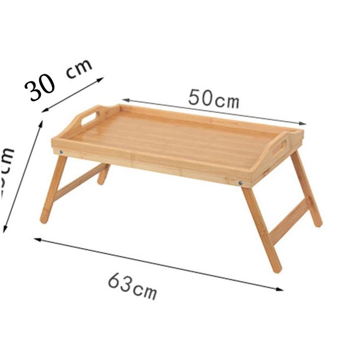 TABLE DE LIT EN BAMBOU