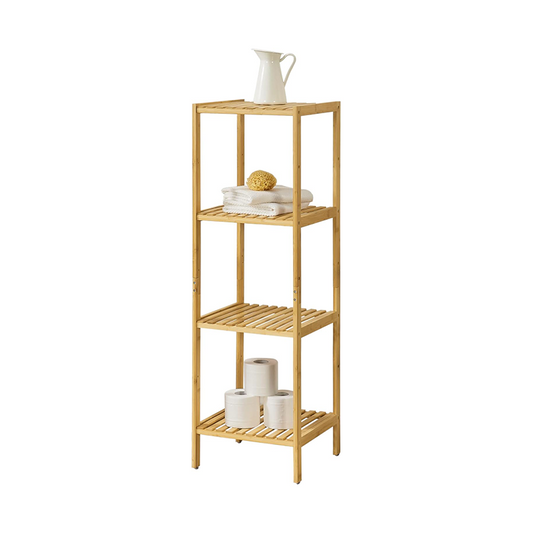 Étagère en bambou à 3 niveaux