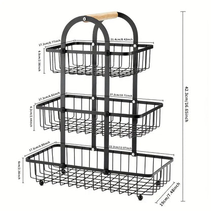 PANIER A FRUIT 3 NIVEAU