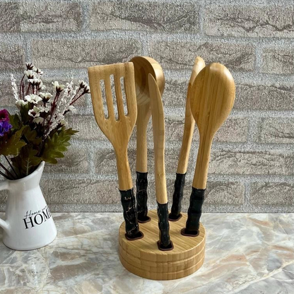 LOUCHES EN BAMBOU NOIR