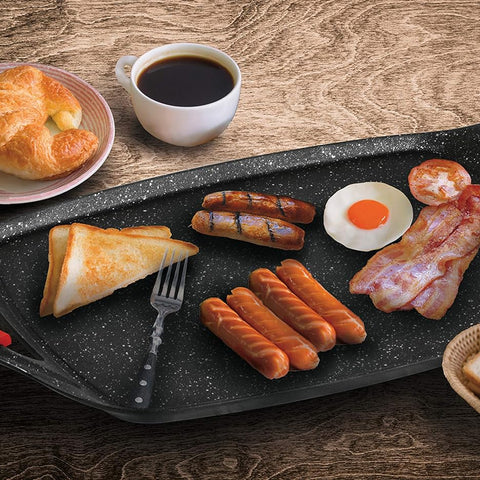 ENSEMBLE DE 2 POÊLES À FRIRE ET ASSIETTES À GRILLER