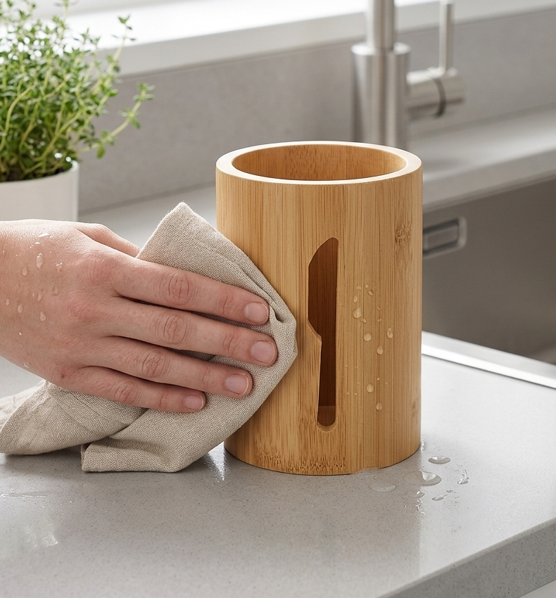 Porte-Ustensiles en Bambou I Chic & Ordonné