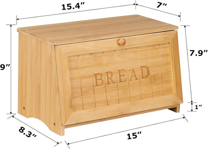 Coffret à pain en Bambou Naturel