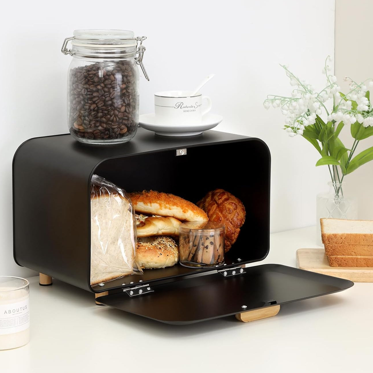 Ensemble de cuisine avec 3 bocaux | Conservation Optimale