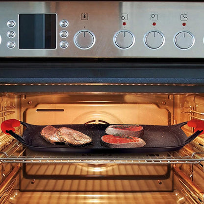 ENSEMBLE DE 2 POÊLES À FRIRE ET ASSIETTES À GRILLER