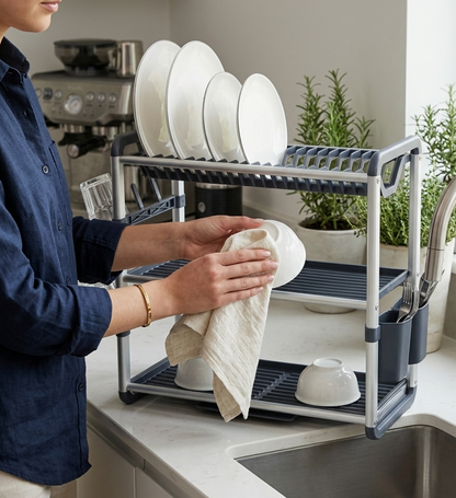 Égouttoir de cuisine en aluminium I Anti - Rouille & Durable