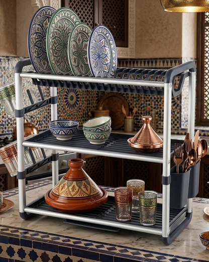 Égouttoir de cuisine en aluminium I Anti - Rouille & Durable