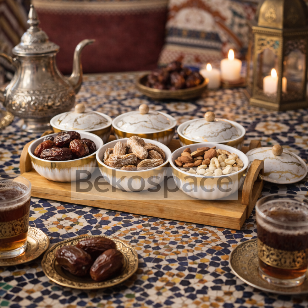 ENSEMBLE DE SERVICE EN BAMBOU