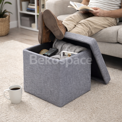 BANC DE RANGEMENT CARRÉ