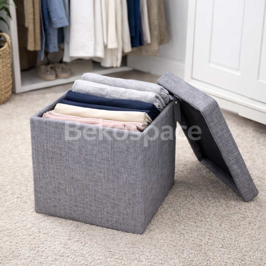 BANC DE RANGEMENT CARRÉ