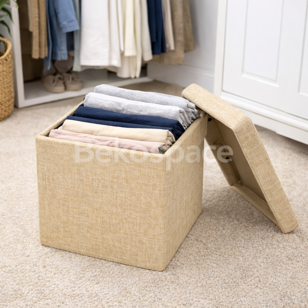 BANC DE RANGEMENT CARRÉ