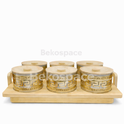 LOT DE 6 BOITES DE RANGEMENT