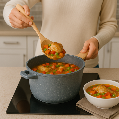 BATTERIE DE CUISINE MINIMALISTE EN GRANITE