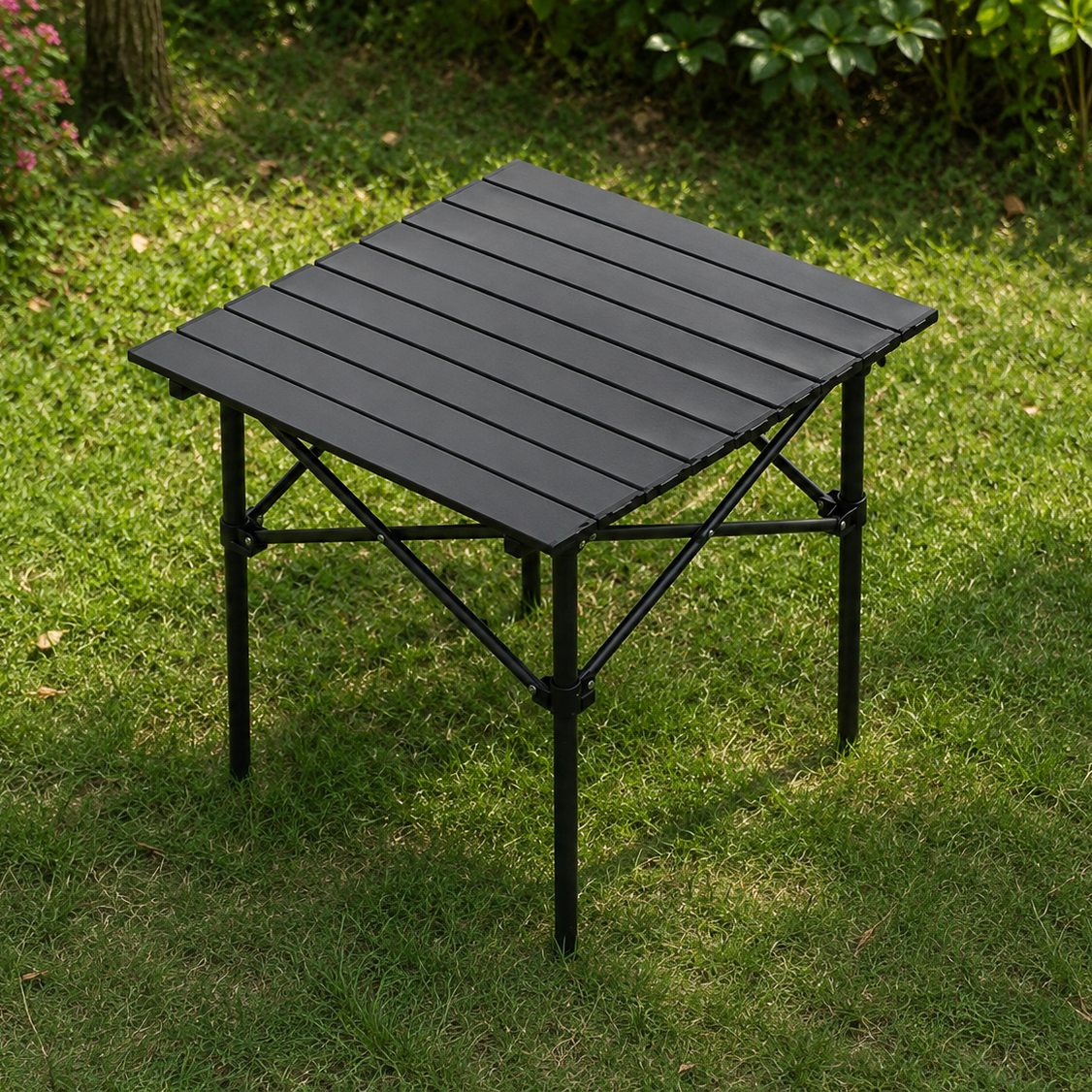 Table de Camping Pliante en Bois I Solide Et Facile à Transporter