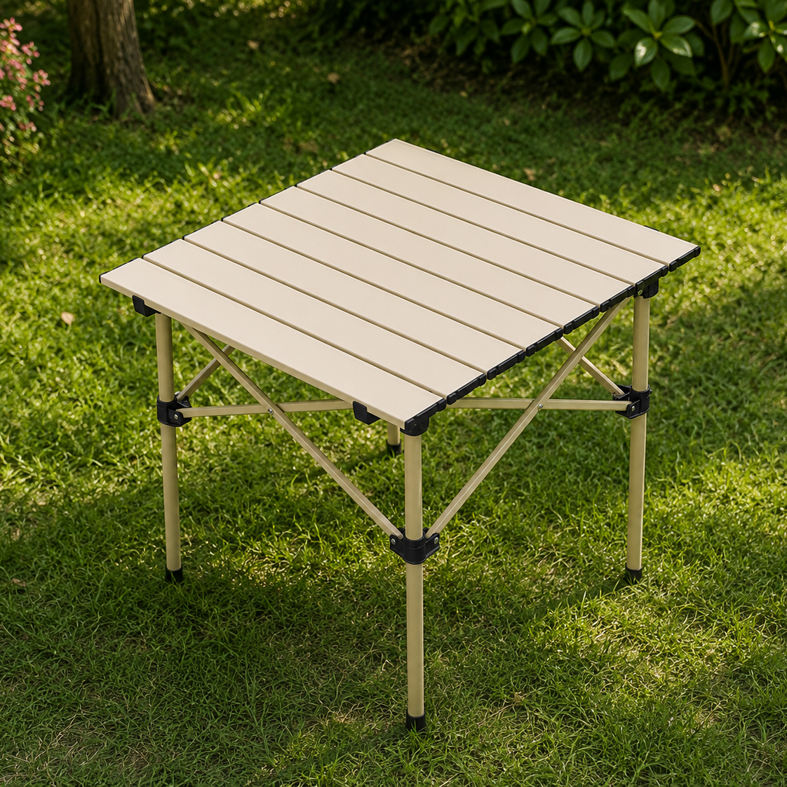 Table de Camping Pliante en Bois I Solide Et Facile à Transporter