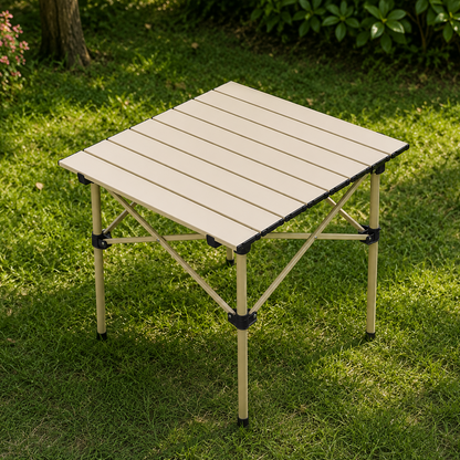 Table de Camping Pliante en Bois I Solide Et Facile à Transporter