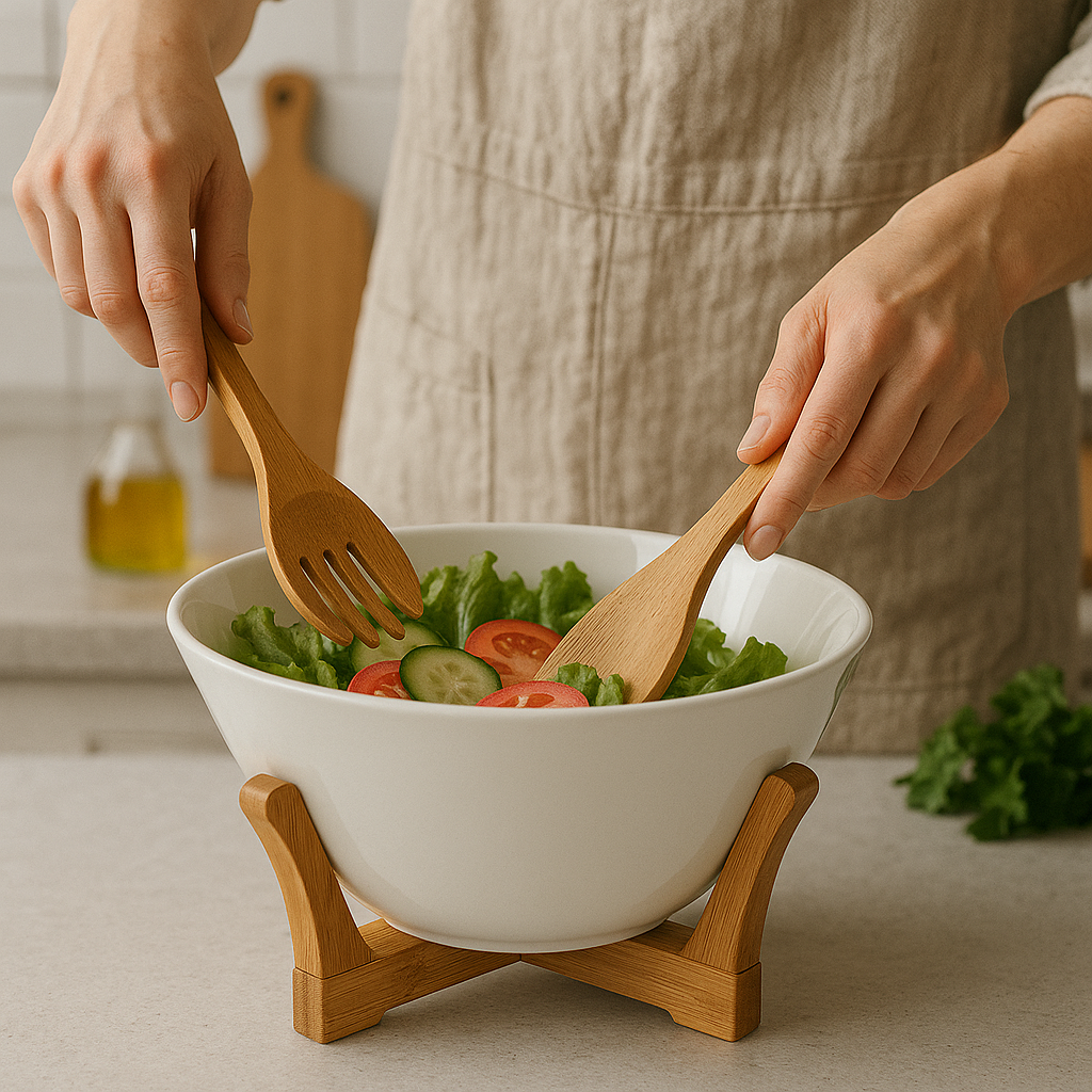 BOL A SALADE EN BAMBOU