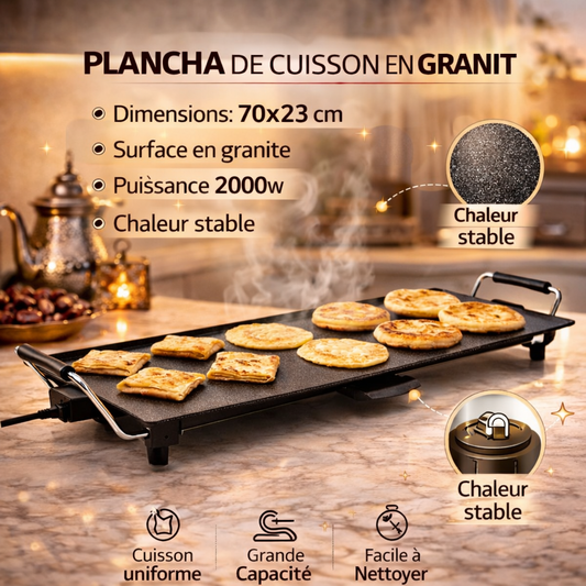 PLANCHA DE CUISSON EN GRANIT