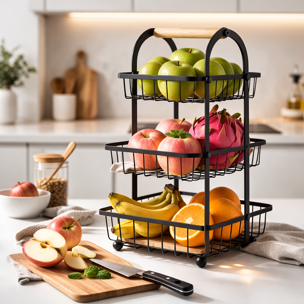 PANIER A FRUIT 3 NIVEAU