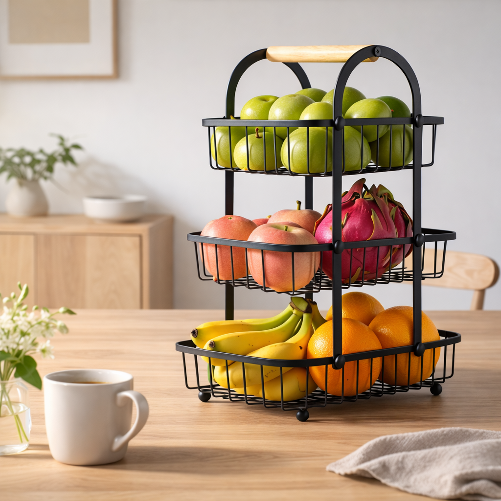 PANIER A FRUIT 3 NIVEAU