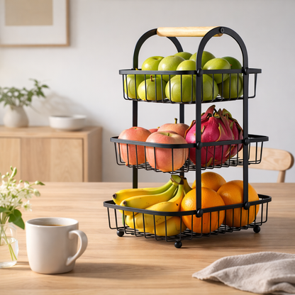 PANIER A FRUIT 3 NIVEAU